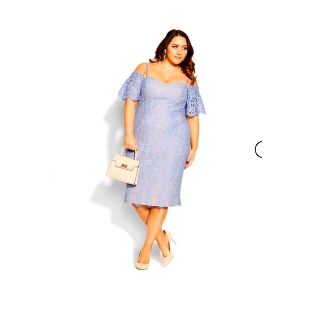 City Chic lace dress
